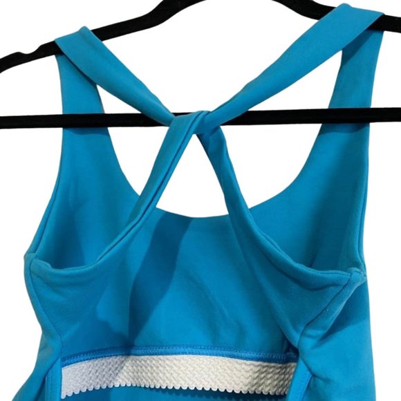 Square Fit Logo Criss Cross Athletic Tank Top Size Medium - Picture 8 of 11
